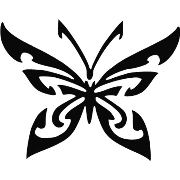 simple butterfly type tattoo Thumbnail