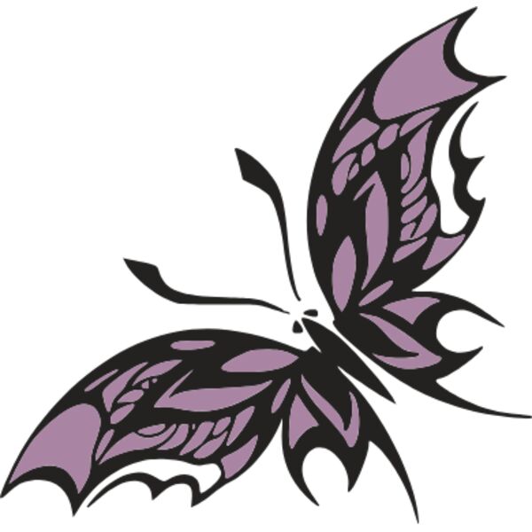 butterfly tribal Thumbnail