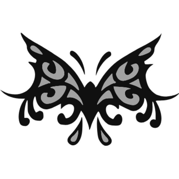butterfly tribal art Thumbnail