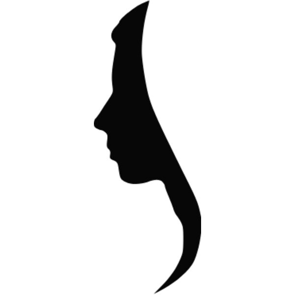 girl face silhouette Thumbnail