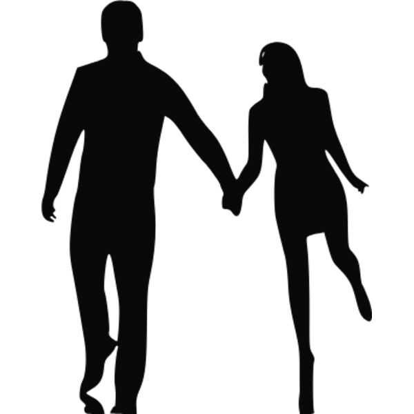 boy with girl silhouette Thumbnail