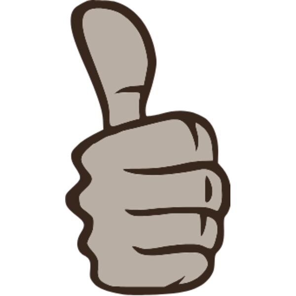 thumbs up clipart brown Thumbnail