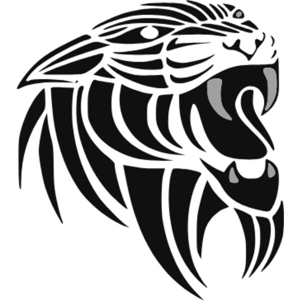 tribal angry lion face Thumbnail