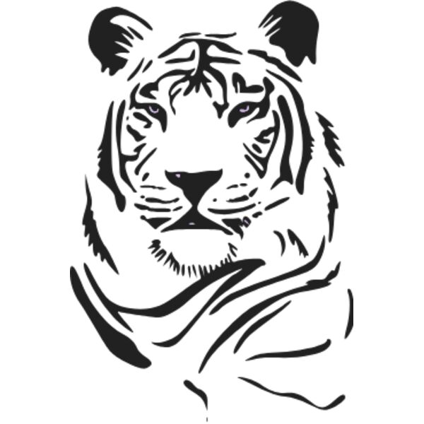 tiger head tribal Thumbnail