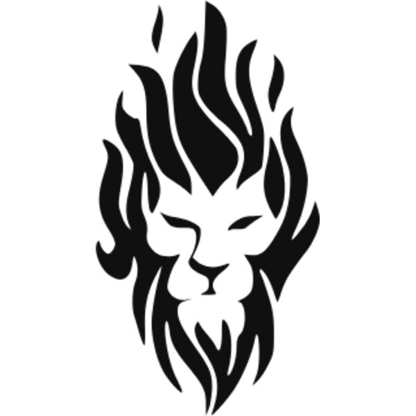 lion face in fire Thumbnail