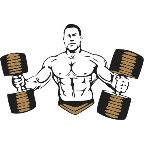 two hand weight lifter Thumbnail