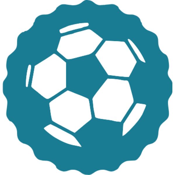 zig zag round football icon Thumbnail