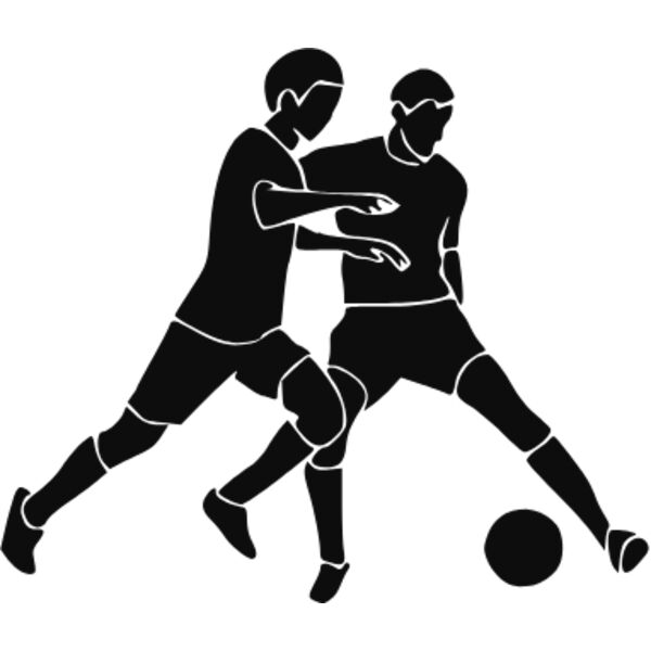 two person play football Thumbnail