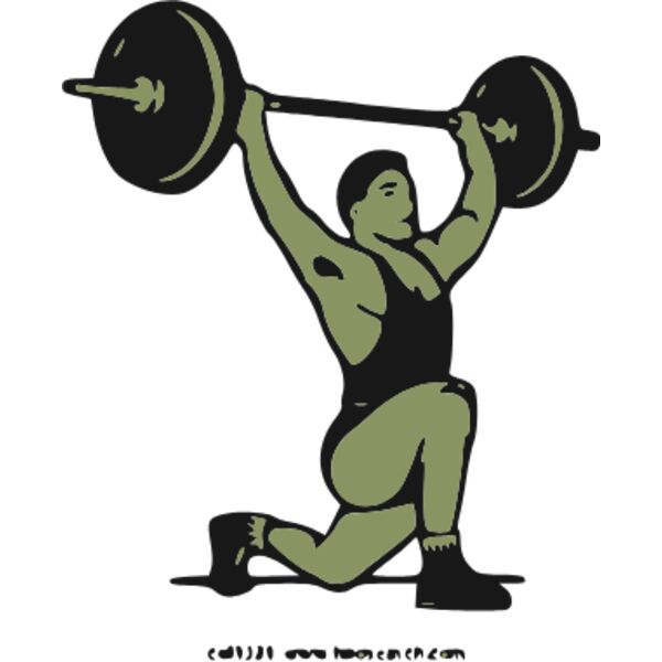 man weight lift green Thumbnail