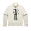 Women Stencil Half Zip Hood Thumbnail