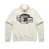 Women Stencil Half Zip Hood Thumbnail