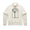 Women Stencil Half Zip Hood Thumbnail