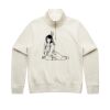 Women Stencil Half Zip Hood Thumbnail