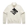 Women Stencil Half Zip Hood Thumbnail