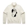 Women Stencil Half Zip Hood Thumbnail