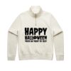 Women Stencil Half Zip Hood Thumbnail