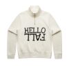 Women Stencil Half Zip Hood Thumbnail