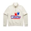 Women Stencil Half Zip Hood Thumbnail