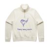 Women Stencil Half Zip Hood Thumbnail