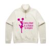 Women Stencil Half Zip Hood Thumbnail