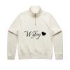 Women Stencil Half Zip Hood Thumbnail