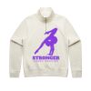 Women Stencil Half Zip Hood Thumbnail