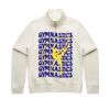 Women Stencil Half Zip Hood Thumbnail